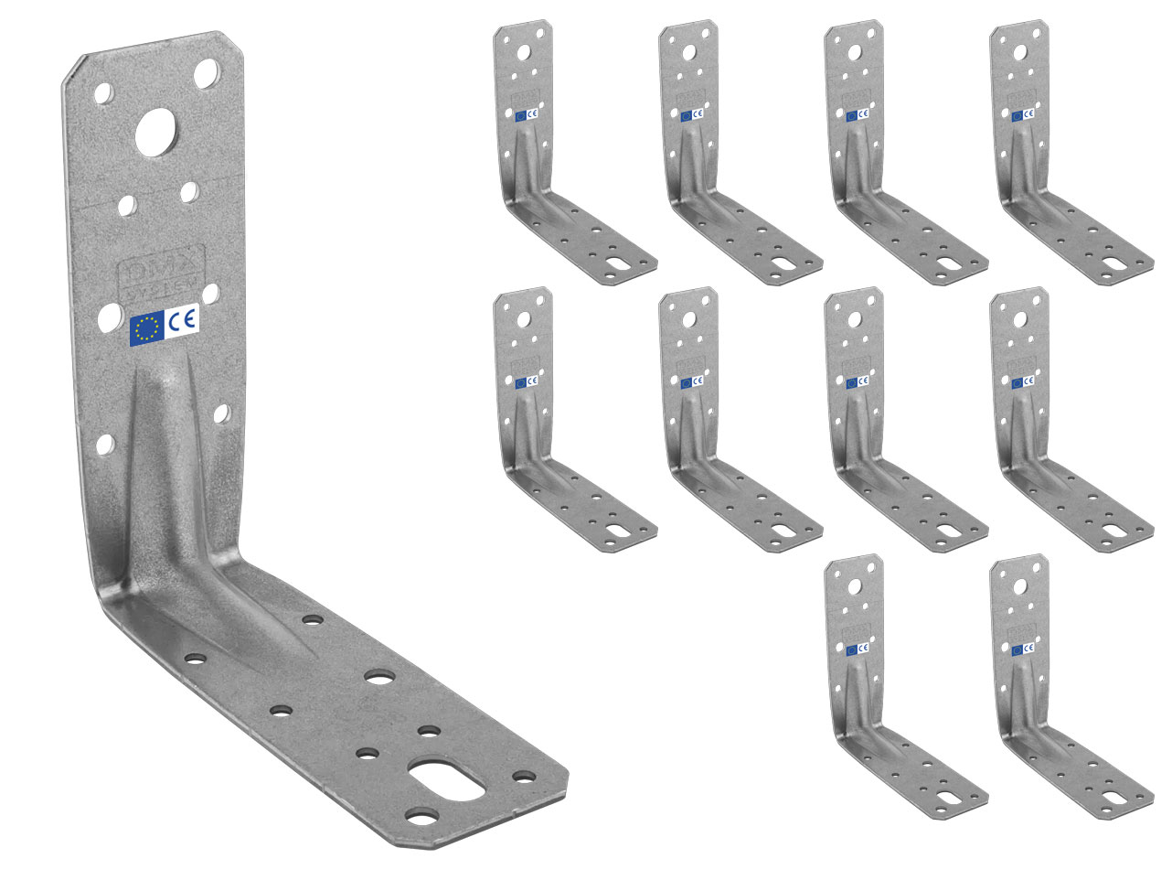 KP 9 Kątownik z przetłoczeniem 129x129x45x2,5 - 10szt