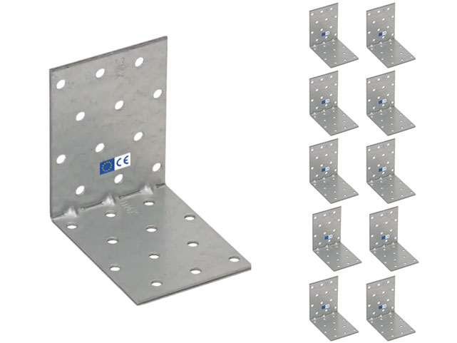 KMP 8 Kątownik montażowy z przetloczeniem 80x80x60x1,5 - 10szt