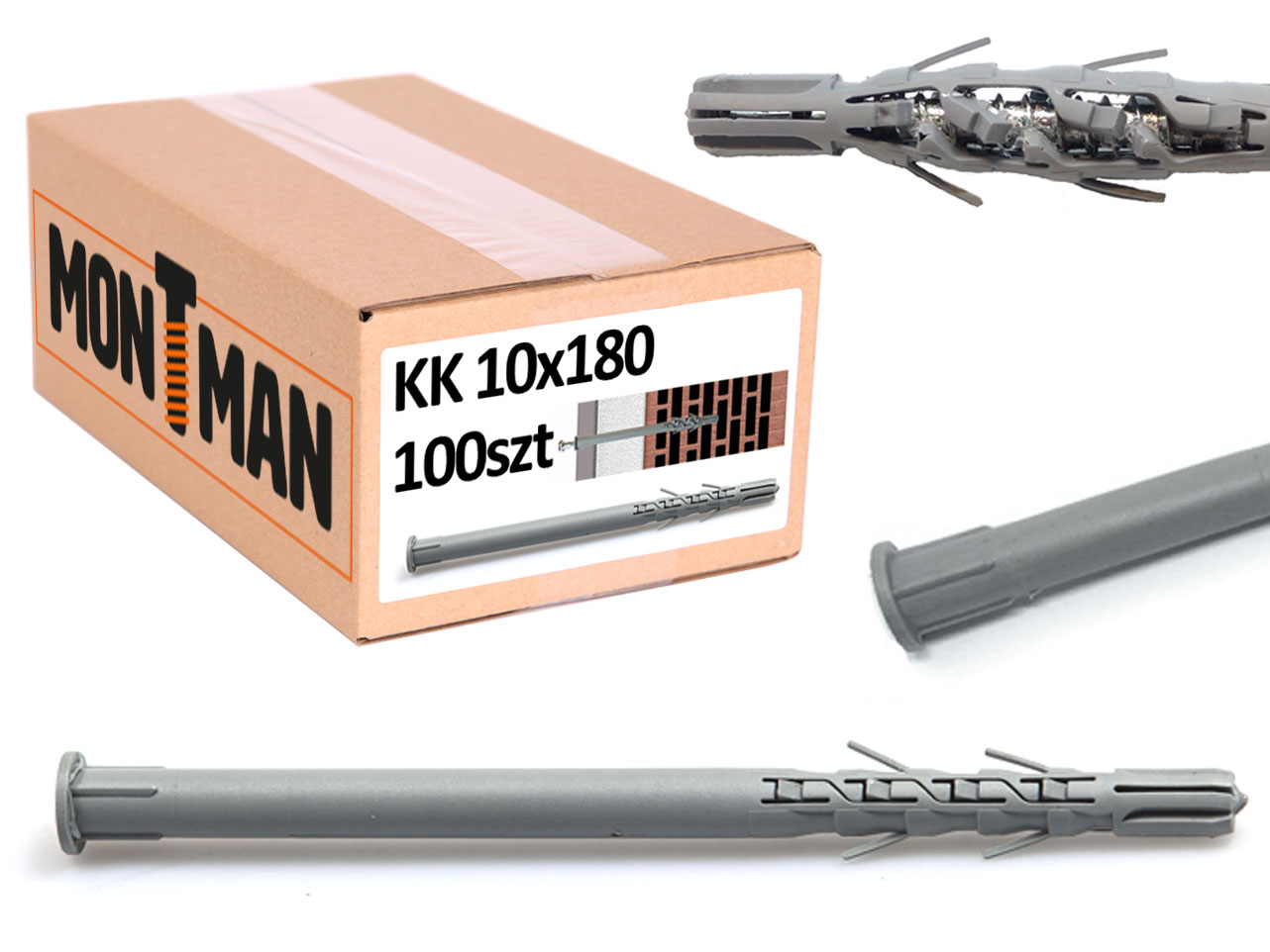 Koszulka 10x180 (100 szt) kołka ramowego przetykowego