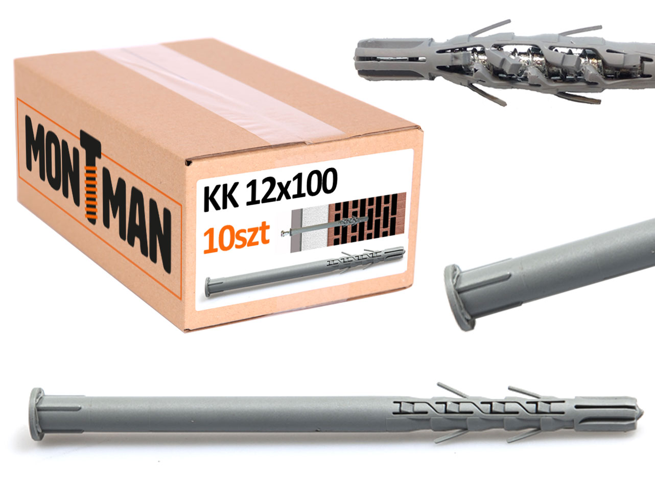 Koszulka 12x100 kołka ramowego przetykowego - 10 sztuk