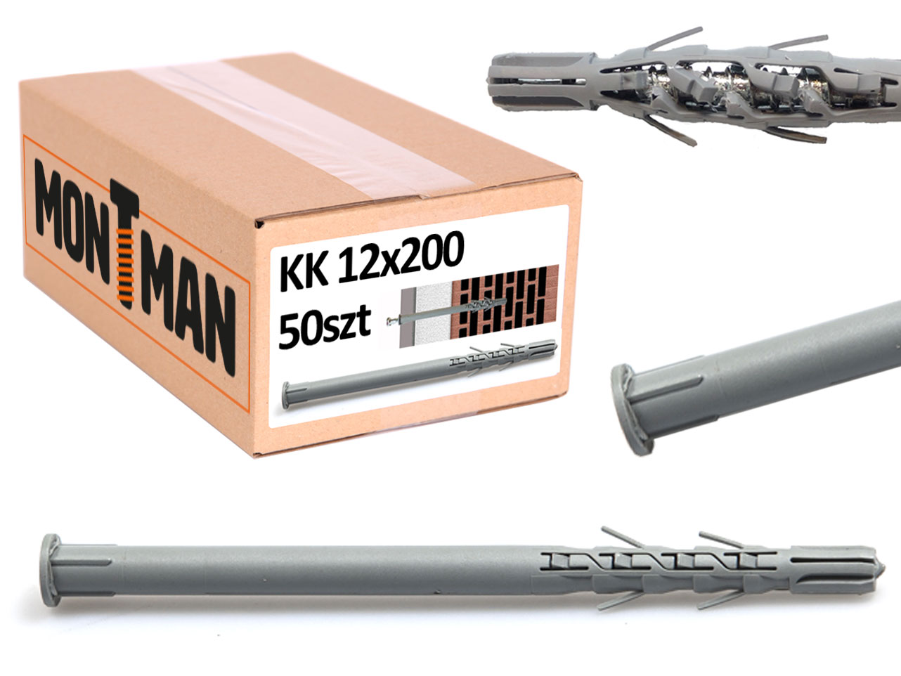Koszulka 12x200 (50 szt) kołka ramowego przetykowego