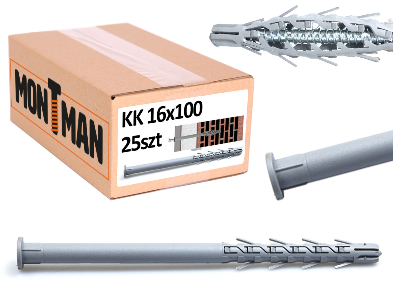 Koszulka 16x100 (25 szt) kołka ramowego przetykowego