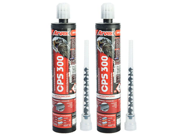 Kotwa chemiczna 300 ml poliestrowa z mieszadłem w komplecie - 2szt