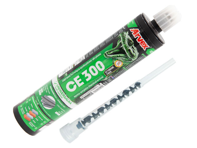 Kotwa chemiczna 300 ml epoksydowo-akrylowa bez styrenu z mieszadłem w komplecie